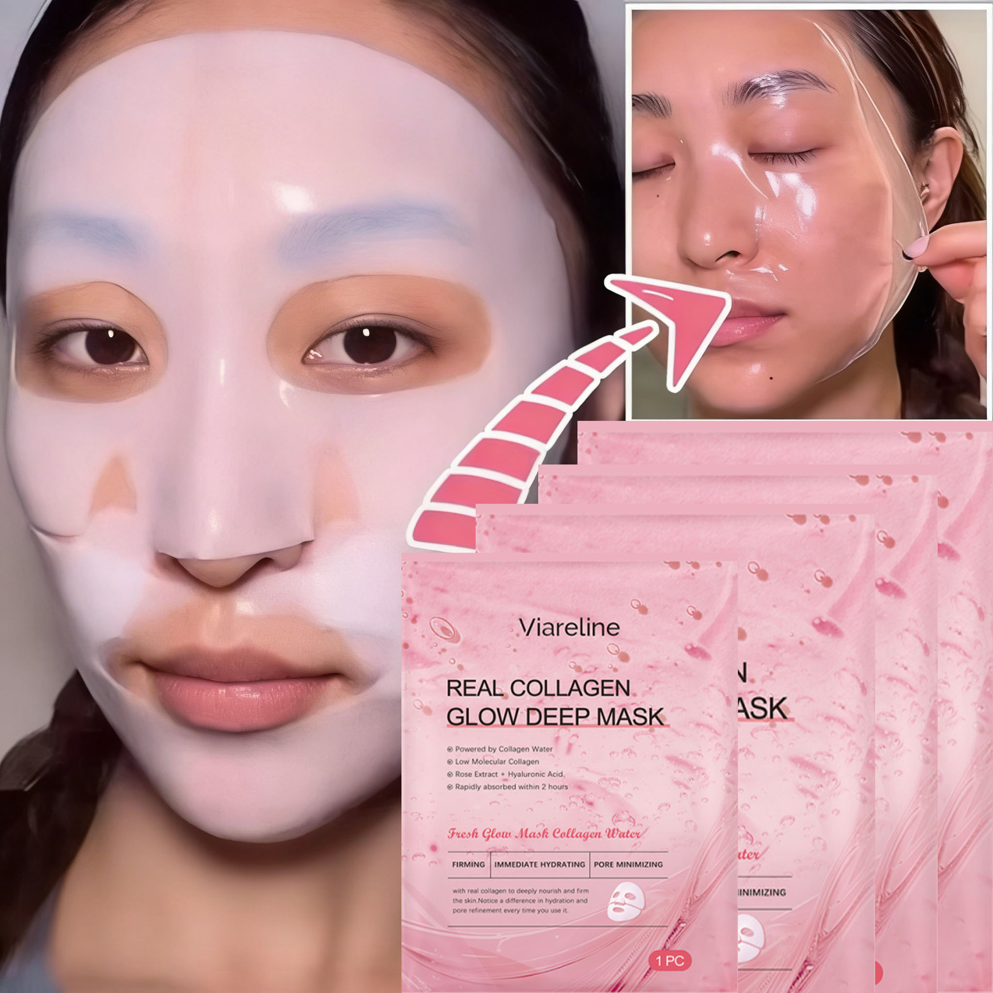 Luxury Skincare Brands - Gece Boyu Kolajen Maskesi Somon DNA