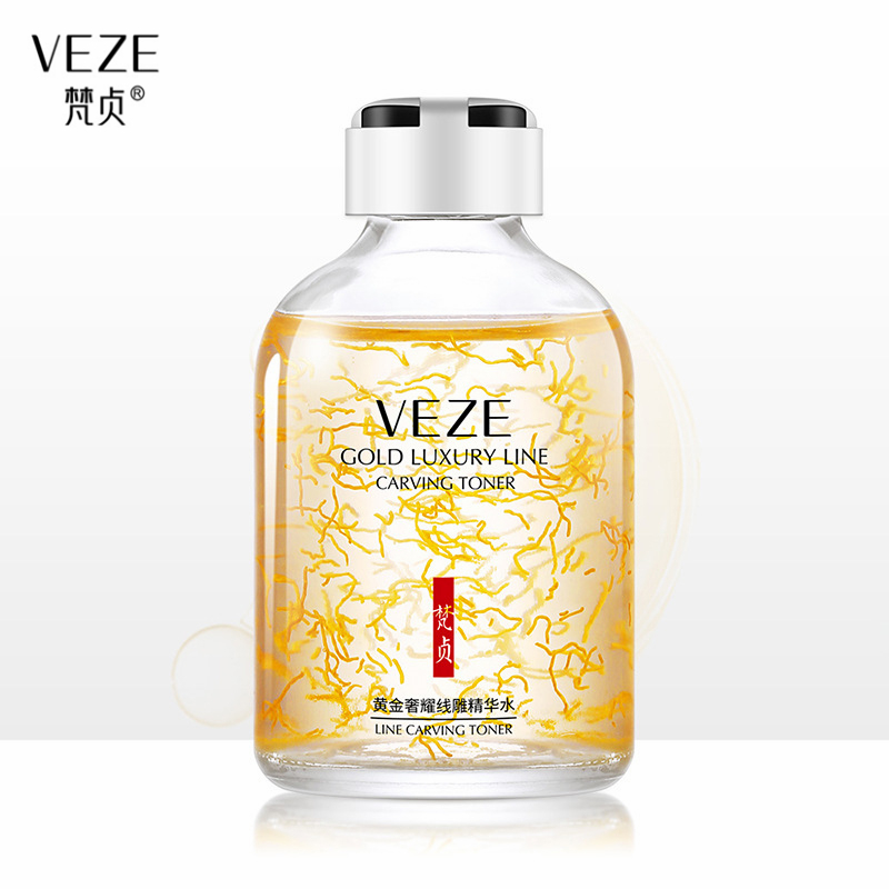Luxury Skincare Serum - 24K altın lüks çizgi oyma Toner