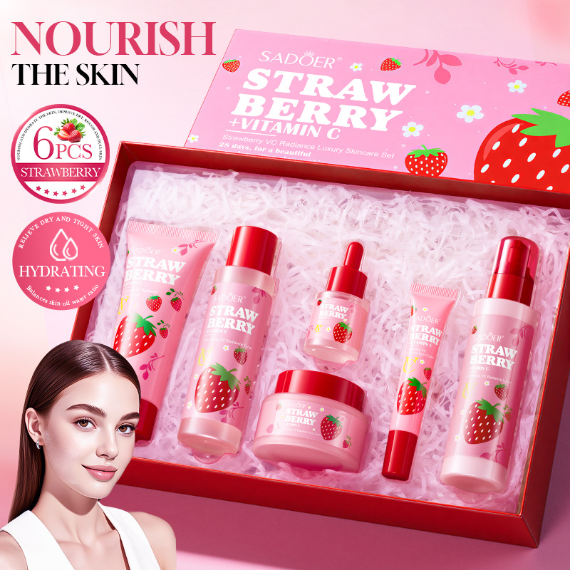 Çilek VC Aydınlatıcı Lüks Bakı - Luxury Skincare Sets incelemesi ve fiyatı