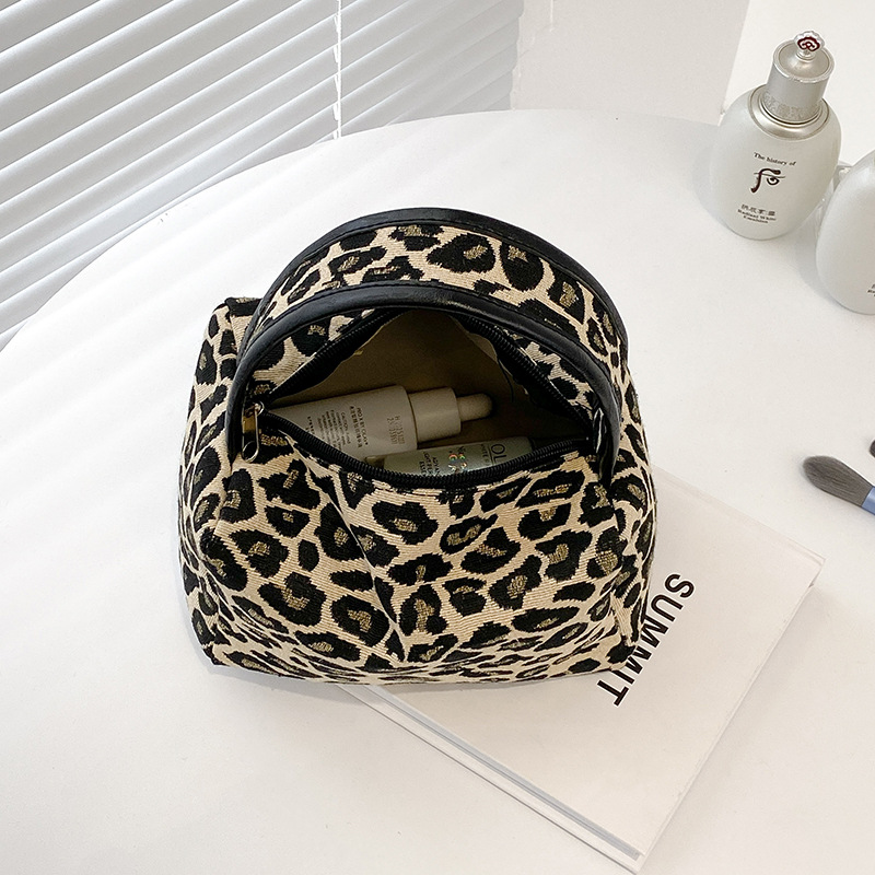 Leopar makyaj çantası lüks büy - Luxury Skincare & Spa Reviews incelemesi ve fiyatı