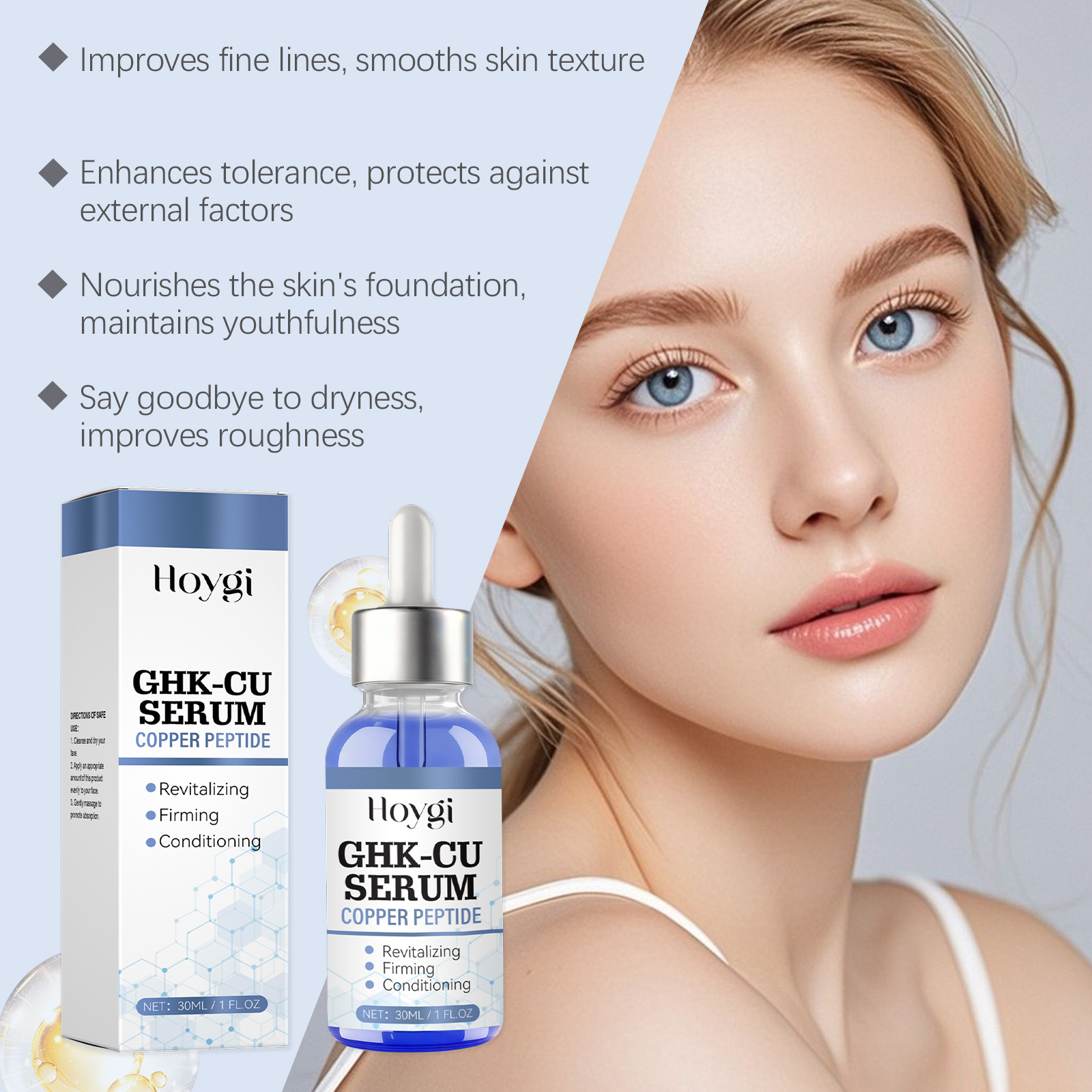 30ml Bakır Peptid Serumu GHK-C - Luxury Skincare Brands incelemesi ve fiyatı
