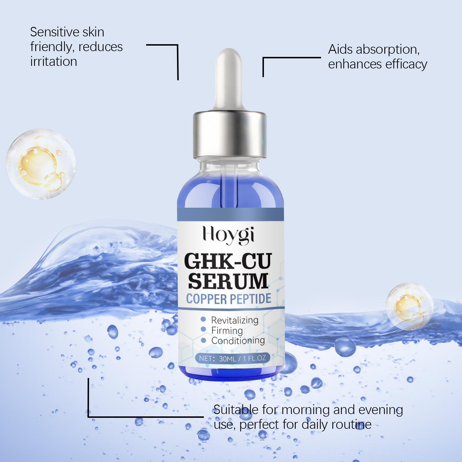 30ml Bakır Peptid Serumu GHK-C - Luxury Skincare Brands incelemesi ve fiyatı